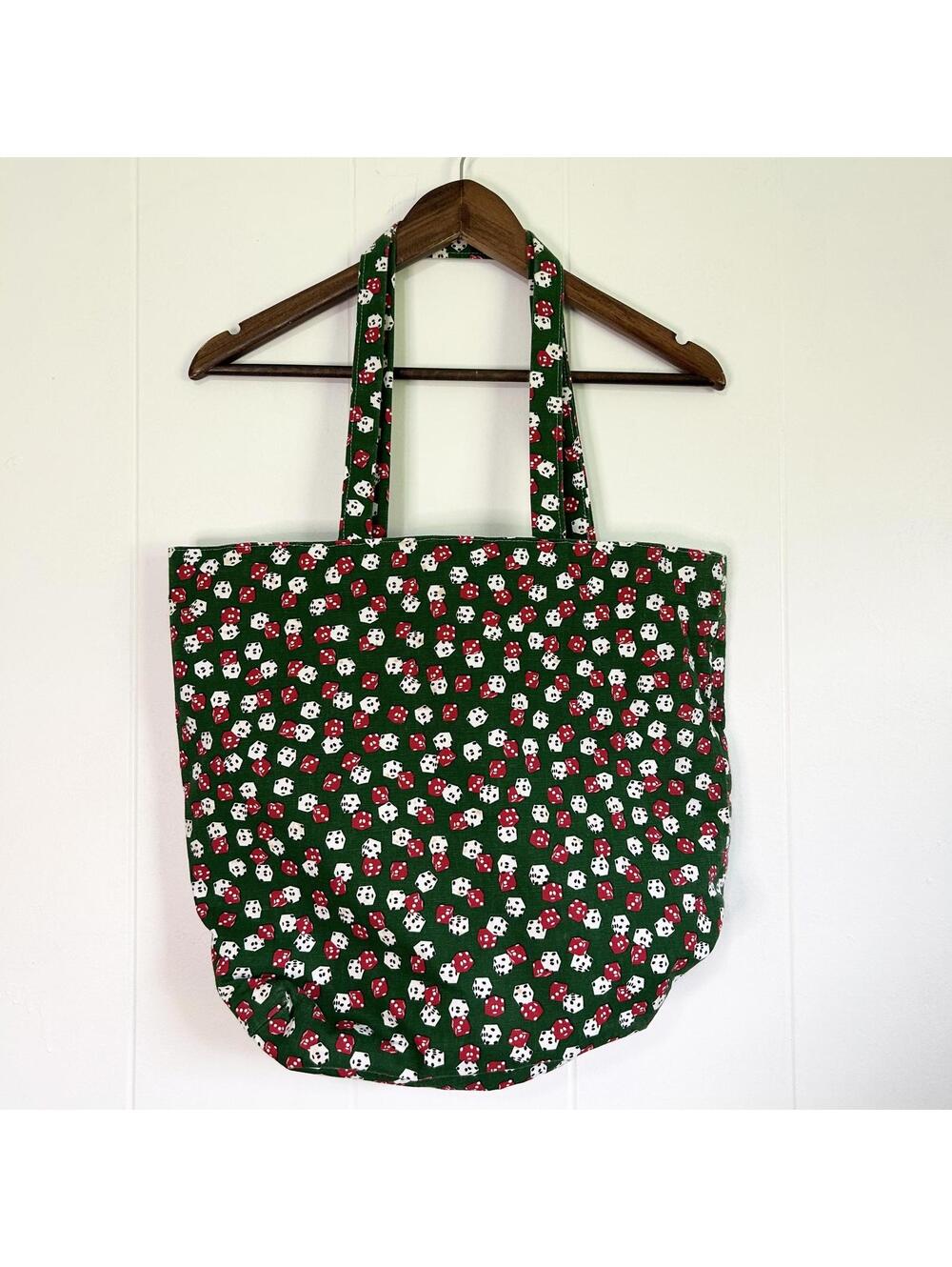 Handmade Poker Gamble Dice Cubes Casino Tote Bag Shoulder Bag